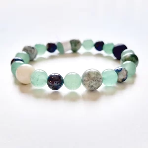 fa achát, aventurin karkötő