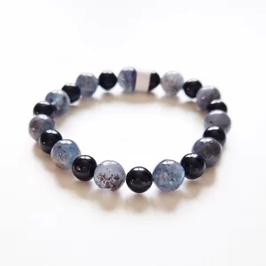 kianit, turmalin karkötő