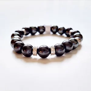 sungit, hematit karkötő