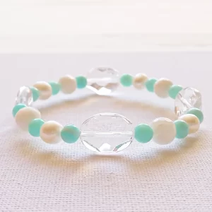 perui kék opál karkötő