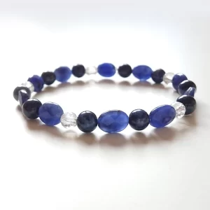 lapis, szodalit karkötő