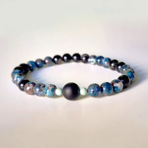 ónix, türkiz, krizokolla, fekete turmalin