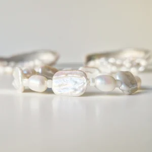 Gyöngyház, édesvízi gyöngy, angyal aura kvarc, kagyló